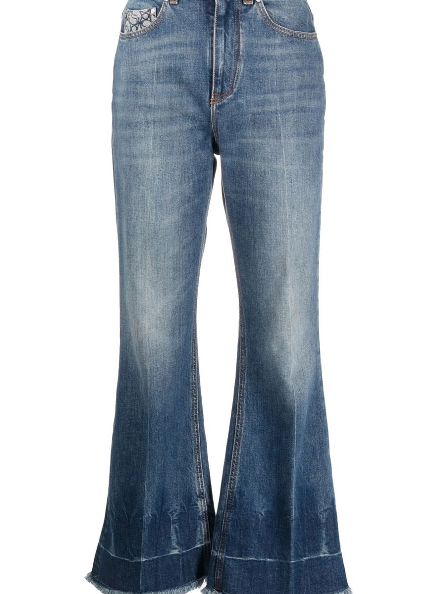 Affordable jeans cropped McCartney frayed-edge Women Stella 0419